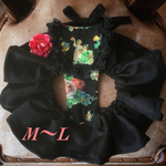 ♡単品決済商品♡MLドールシリーズ黒エプロンスカート