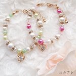 ラブリーハートのブレスレット