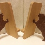 L様専用☆パピヨン2種スマホスタンド ナチュラル
