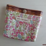 ２WAY　移動ポケット　フタなし　　*Flower arrow　Pink