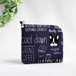 Ｌ字ファスナー ミニ財布 　フレンチブル・コンパクト