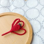 mademoiselleのクロッシェブローチ