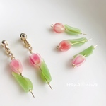 チューリップイヤリング/ピアス