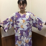 高級長襦袢リメイクチュニック 着物