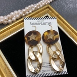大振りチェーンピアス(イヤリング)