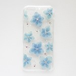 押し花のiPhoneケース - 紫陽花 - 