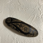 【アウトレット B級品】 アイヌ彫りのバレッタ