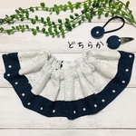 付け襟スタイ＊ヘアアクセ付き