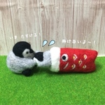 ペンギン兄弟と鯉のぼり