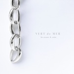 【10個 39×26mm】シルバー ドロップ ファセット シェイプ チェーン  