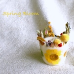 香り選べるミニボタニカルキャンドル  ～Spring Bloom ～