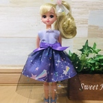 15 【再販26】リカちゃんワンピース☆ハンドメイド 
