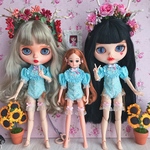 [限定刺繍水着洋服] リカちゃんジェニーちゃんブライスmomoko初代リカちゃん1/6人形ドール用服blythe