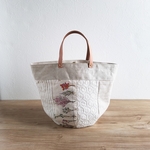 ナチュラルリネンのまぁるいbag♪