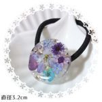 レジンヘアゴム＊ドライフラワー＊華やか＊エレガント＊上品

