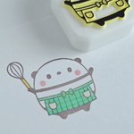 Cookingパンダさん消しゴムはんこ