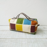 ハンドルポーチ  横長タイプ   スクエア ブルー 