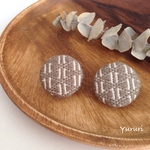 こぎん刺しイヤリング