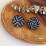 こぎん刺しイヤリング