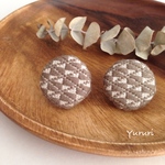 こぎん刺しイヤリング