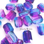Blue～purple CANDY beads💙20pcs💜