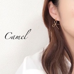 ワイヤーりぼんピアス／イヤリング