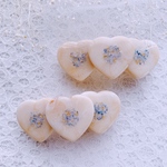 【sale】ミルクティーハートのバレッタ