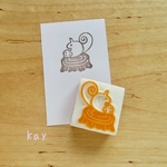切株リスさんのはんこ