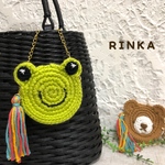 カエル君ポーチのバッグチャーム🐸