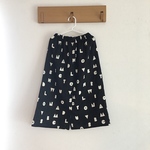 4重ガーゼのラップタオル#文字？black