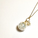 【送料込】glass pearl necklace