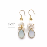 aqua blue × shell