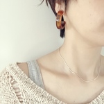 Apr26.1＊スネークチェーン チョーカーネックレス Silver925