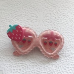 いちごメガネ  薄ピンク⑦