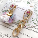 Flower＊ アシンメトリー ピアス