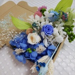  .:*: ティファニーブルー.:*:ハーバリウム  プリザーブドフラワー花材アソートBOX