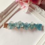紫陽花のヘアクリップ