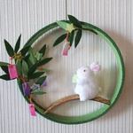 七夕🎋飾り うさぎ吊るし飾り 