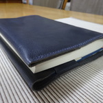 単行本用革のブックカバー　T-15
