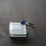 ブルーサファイア　６爪オルタネイトリング　SILVER925