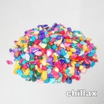 大容量約50g●封入用●カラフルシェルさざれ