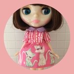 ネコちゃんストライプワンピース♡pink
