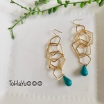 再再…再販♡ターコイズのロングピアス