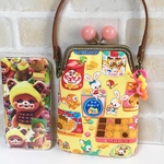  あめ玉げんこの がま口 スマホポーチ★☆彡黄色