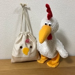 トリさん巾着 給食袋 コップ袋
