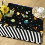 【再5】選べるデザイン宇宙＆惑星＆星❤️25×35両面ランチョンマット お好きな組み合わせでオーダー