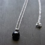 ブラックオニキス　ネックレス　SILVER925