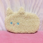 くるくるヘアのにゃん子 ポーチ