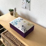  FLORETシリーズ （Ｗ）インテリアボックス　Mサイズ　 小物入れ［仕切り箱別売り］【受注制作】