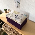  FLORETシリーズ （Ｗ）インテリアボックス　Lサイズ（収納箱）［仕切り箱別売り］